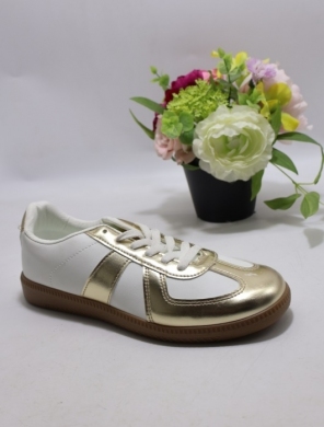 Buty sportowe damskie na płaskim (36-41) C563 GOLD