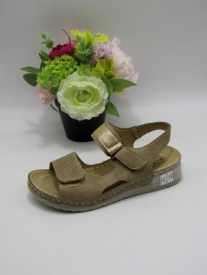 Sandały damskie na koturnie (36-41) K01-2 KHAKI