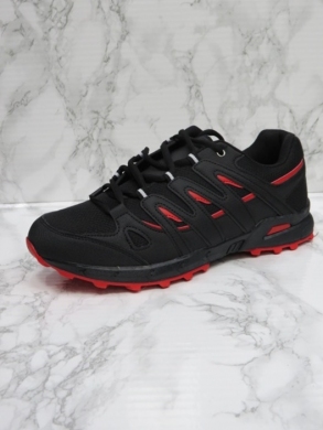 Trekkingowe męskie (41-46) FA-103 BLACK/RED