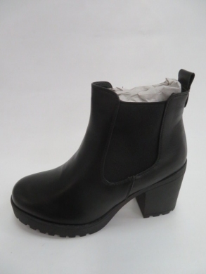 Botki damskie jesienne na obcasie (36-41) XT06 PU BLACK