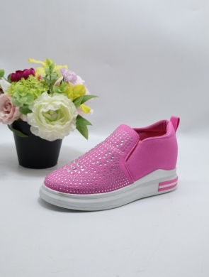 Buty sportowe damskie na płaskim (36-41) LL1929 FUSHIA