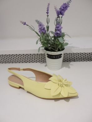 Sandały damskie na płaskim (36-41) H8-1163 YELLOW