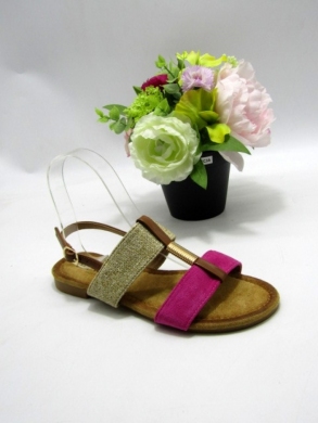 Sandały damskie na płaskim (36-41) RH-17 FUSHIA