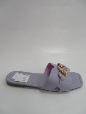 Klapki damskie na płaskim (36-41) 2305-12 PURPLE