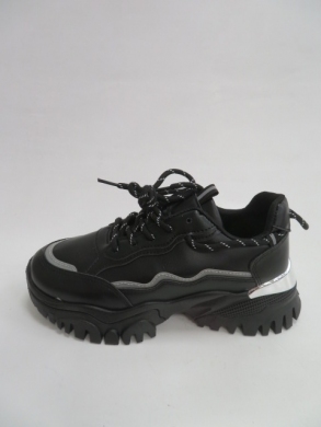 Sneakersy damskie niskie (36-41) 9933 BLACK