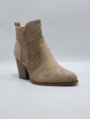 Botki damskie na obcasie (36-41) H2471-2 KHAKI