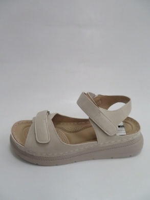 Sandały damskie na koturnie (39-43) DT21-3 BEIGE