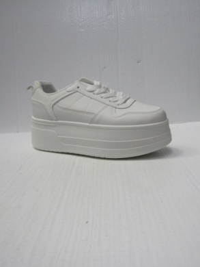 Buty sportowe damskie na koturnie (36-41) 0-1771 WHITE