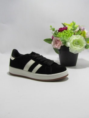 Buty sportowe damskie na płaskim (36-41) YT-10 BLACK
