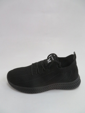Buty sportowe damskie na płaskim (36-41) NB523 BLACK