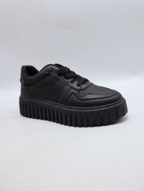 Buty sportowe damskie na płaskim (36-41) XLL23163 BLACK
