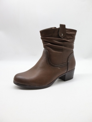 Botki damskie ocieplane na obcasie (36-41) 8681-2