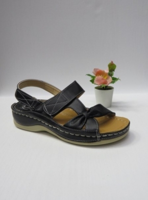 Sandały damskie na koturnie (36-41) 12699 BLACK