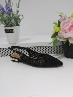 Sandały damskie na płaskim (36-41) J1912 BLACK