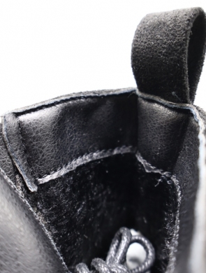 Botki damskie ocieplane na płaskim (36-41) 5817-2 BLACK