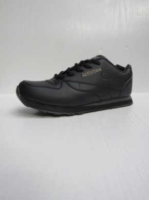 Buty sportowe damskie na płaskim (37-41) B014 BLACK