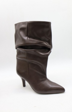 Kozaki damskie na szpilce (36-41) 2810 BROWN