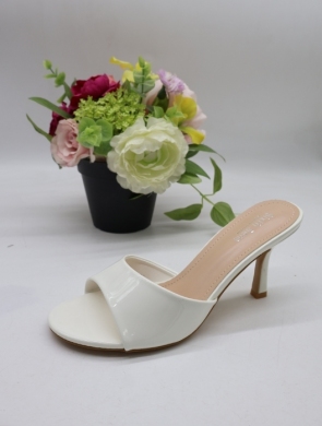 Klapki damskie na szpilce (36-41) AM612 WHITE