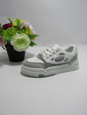 Buty sportowe damskie na koturnie (36-41) O-1072 WH/GREY