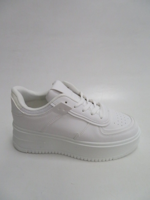 Sportowe damskie na koturnie (36-41) 205062 ALLWHITE