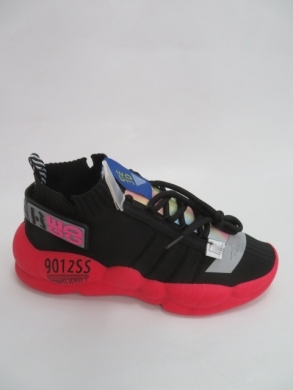 Sneakersy damskie wysokie (36-41) LA69 BLA/RED