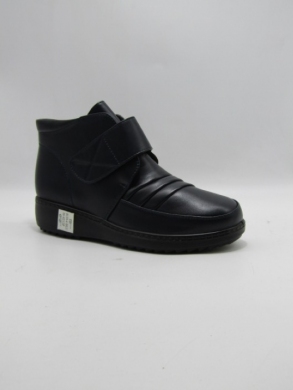 Botki damskie ocieplane na płaskim (36-42) 8139-6 BLUE