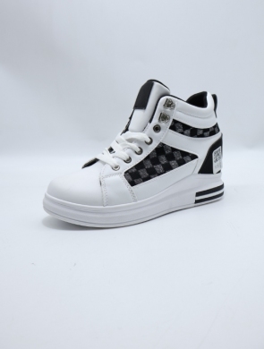Buty sportowe damskie na koturnie (36-41) 9207 BLACK