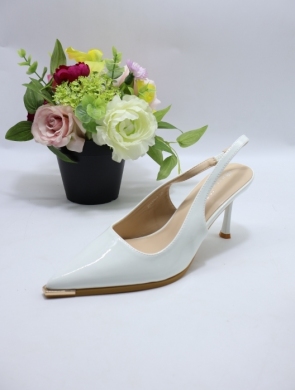 Sandały damskie na szpilce (36-41) 23132-2 WHITE