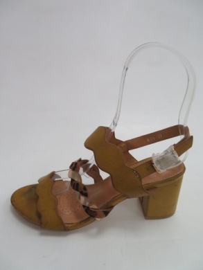 Sandały Damskie na obcasie (36-41) 6164 CAMEL