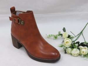 Botki damskie ocieplane na obcasie (36-41) UK92 CAMEL