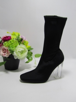 Botki damskie na obcasie (36-41) HP328 BLACK