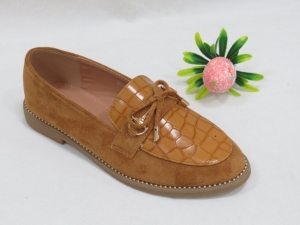 Mokasyny damskie na płaskim (36-41) 8035 CAMEL