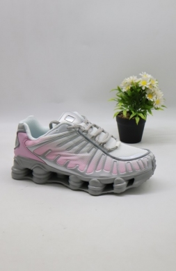 Buty sportowe damskie na płaskim (36-41) 9226-8 WH/PINK