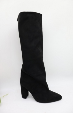 Kozaki damskie na obcasie (36-41) LA3166 BLACK