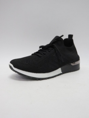 Buty sportowe damskie na płaskim (36-41) BB176 BLACK