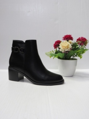 Botki damskie na obcasie (36-41) CHC265 BLACK