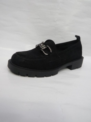 Mokasyny damskie na płaskim (36-41) 3236C BLACK
