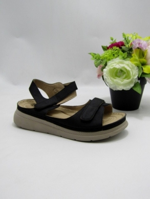 Sandały damskie na koturnie (39-43) DT21-3 BLACK