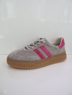 Buty sportowe damskie na płaskim (36-41) GD-XF-199 GREY/PINK