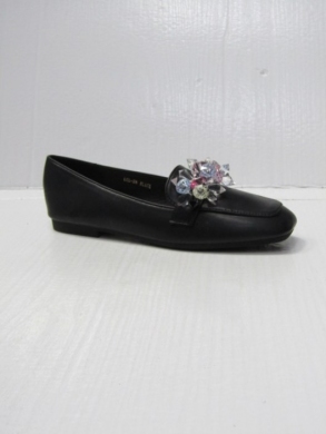 Mokasyny damskie na płaskim (36-41) L-28 BLACK