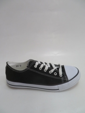 Trampki damskie na płaskim (36-41) ZC2 BLACK