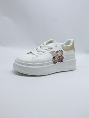 Buty sportowe damskie na płaskim (36-41) EL012 KHAKI