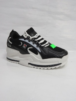 Sneakersy damskie niskie (36-41) A34 BLACK/WHITE