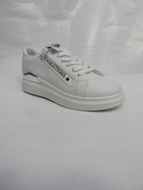 Buty sportowe damskie na płaskim (36-41) G8525-2 WHITE