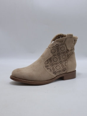 Botki damskie na płaskim (36-41) H192-2 KHAKI