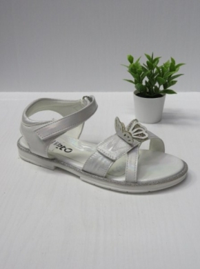 Sandały dziewczęce (31-36) D966 SILVER