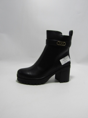 Botki damskie ocieplane na obcasie (36-41) HB-226 BLACK