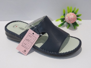 Klapki damskie na koturnie (36-41) SL2201-3 NAVY