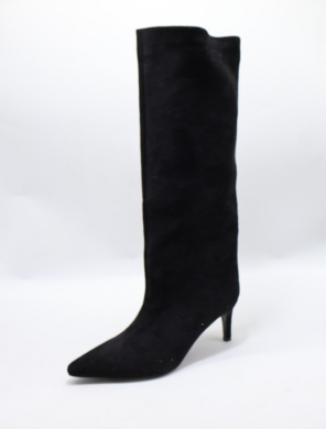Kozaki damskie ocieplane na szpilce (36-41) K660 BLACK