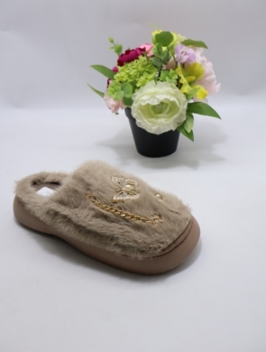 Kapcie damskie ocieplane (36-41) YL-320 KHAKI